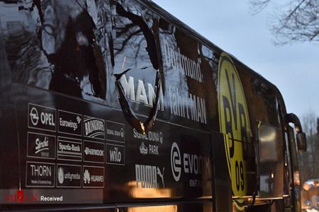اخبار,اخبار ورزشی ونتایج مسابقات,حمله با نارنجک به اتوبوس تیم فوتبال دورتموند آلمان