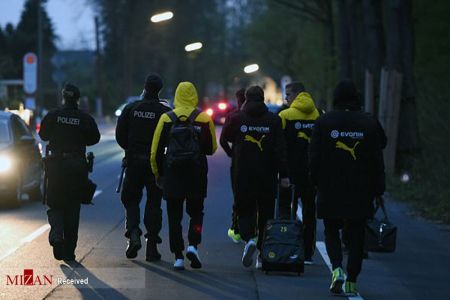 اخبار,اخبار ورزشی ونتایج مسابقات,حمله با نارنجک به اتوبوس تیم فوتبال دورتموند آلمان