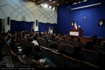    نشست خبری روحانی 