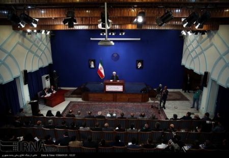    نشست خبری روحانی 