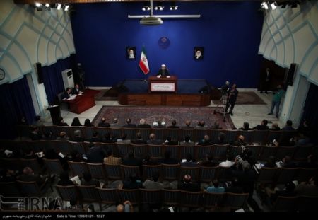    نشست خبری روحانی 