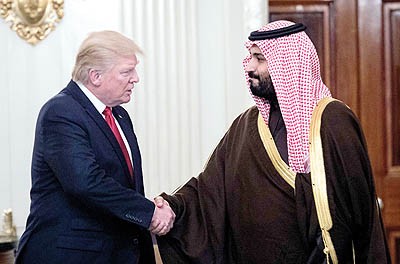   اخبار بین الملل,خبرهای  بین الملل ,دیدار محمد بن سلمان و ترامپ