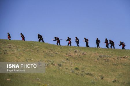    تمرینات سخت زنان نینجاکار ایرانی