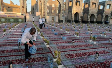   بزرگترین سفره افطاری جهان اسلام در مشهد