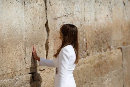  بازدید ترامپ و خانواده‌اش از دیوار ندبه