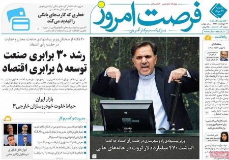  عناوین روزنامه ها 