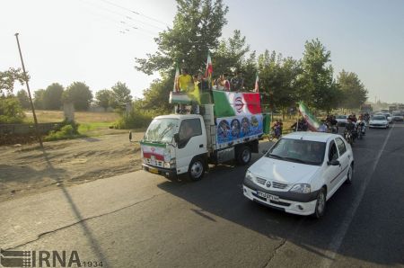 اخبار,اخبار ورزشی ونتایج مسابقات, استقبال مردم جویبار از نابغه کشتی آزاد