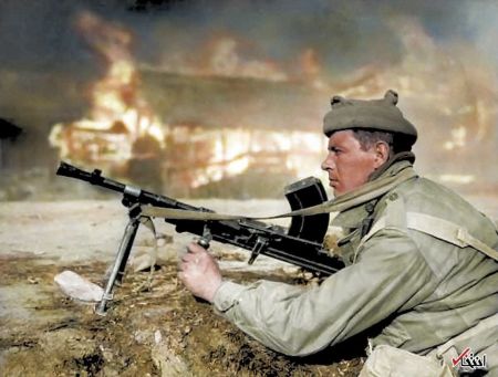 اخبار,عکس خبری,تصاویر دیده نشده رنگی از نیروهای آمریکایی در جنگ کره