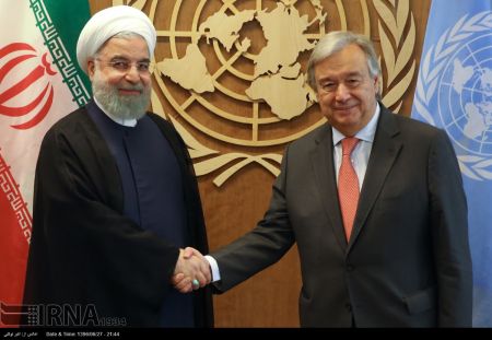  اخبارسیاسی ,خبرهای  سیاسی ,دیدار روحانی ودبیر کل سازمان ملل