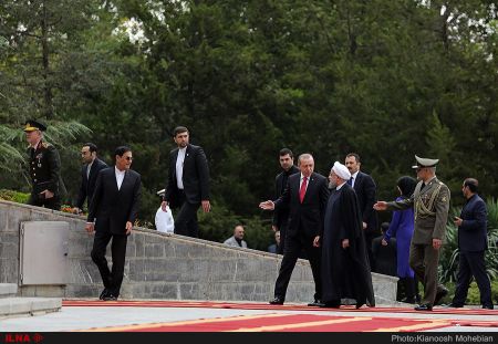   اخبار,عکس  خبری ,مراسم استقبال رسمی از رجب طیب اردوغان، رییس جمهور ترکیه                                            