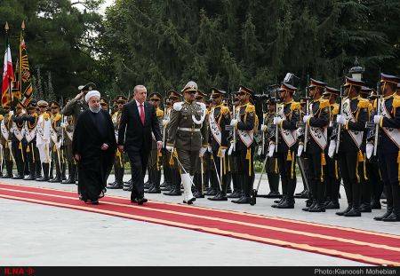   اخبار,عکس  خبری ,مراسم استقبال رسمی از رجب طیب اردوغان، رییس جمهور ترکیه                                            