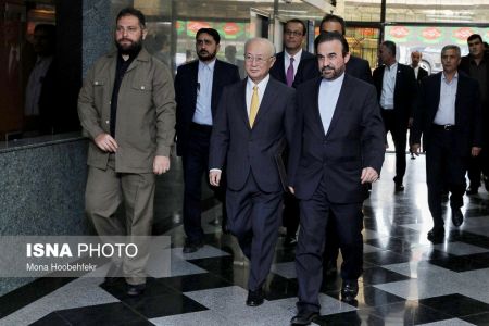 اخبار,عکس خبری,دیدار یوکیا آمانو، رییس آژانس بین‌المللی انرژی اتمی با علی اکبر صالحی