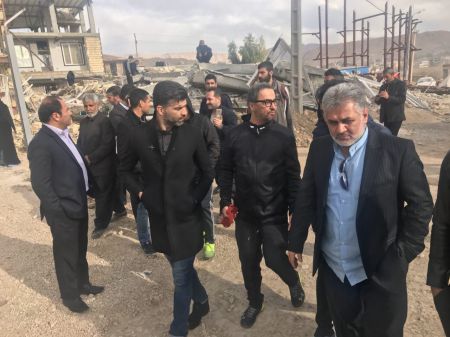 اخبار,اخبار ورزشی,حضور ستارگان فوتبال در مناطق زلزله زده
