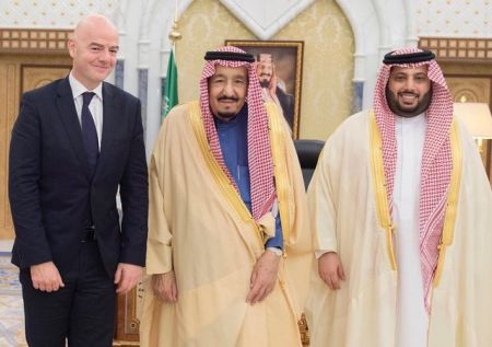   اخبارورزشی ,خبرهای  ورزشی, دیدار رییس فیفا با ملک سلمان 