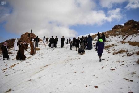   اخبار بین الملل ,خبرهای  بین الملل , برف بازی سعودی ها 