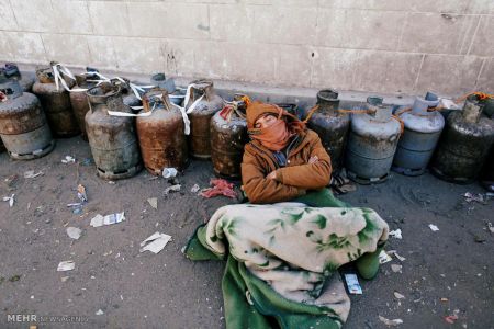 اخبار,عکس خبری, کمبود گاز در صنعا