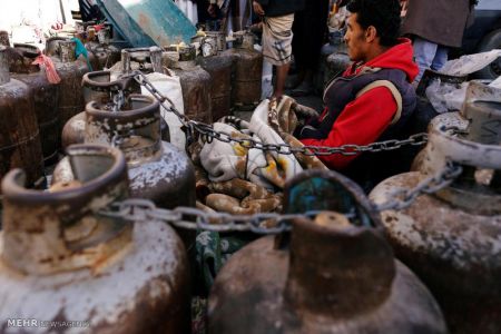 اخبار,عکس خبری, کمبود گاز در صنعا