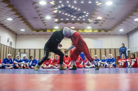 اخبارسیاسی ,خبرهای سیاسی , اخبار ورزشی ,خبرهای ورزشی ,تمرین تیم ملی کشتی زنان