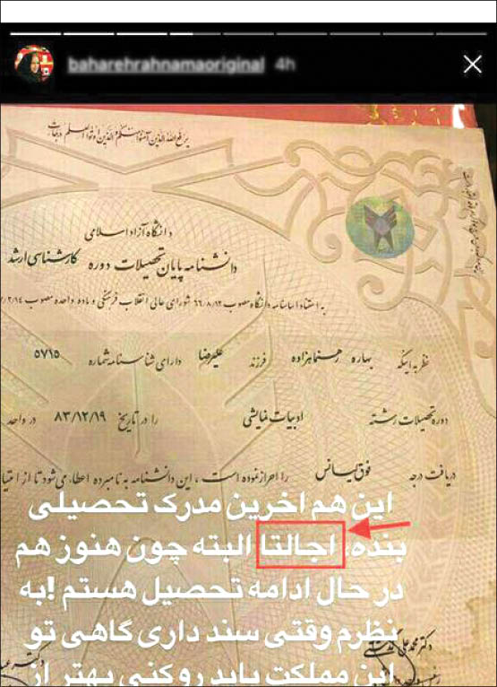 اخبار,اخبار فرهنگی وهنری,بهاره رهنما