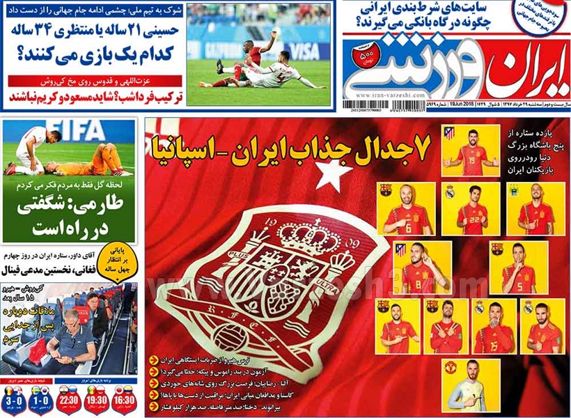  روزنامه های ورزشی