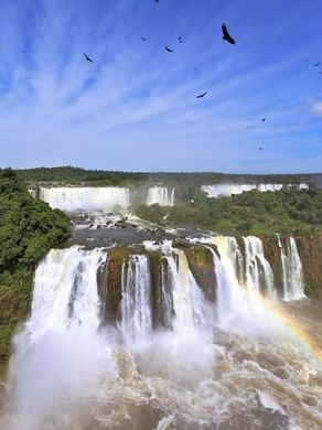 اخبار,اخبارگوناگون,آبشاری در مرز آرژانتین و برزیل