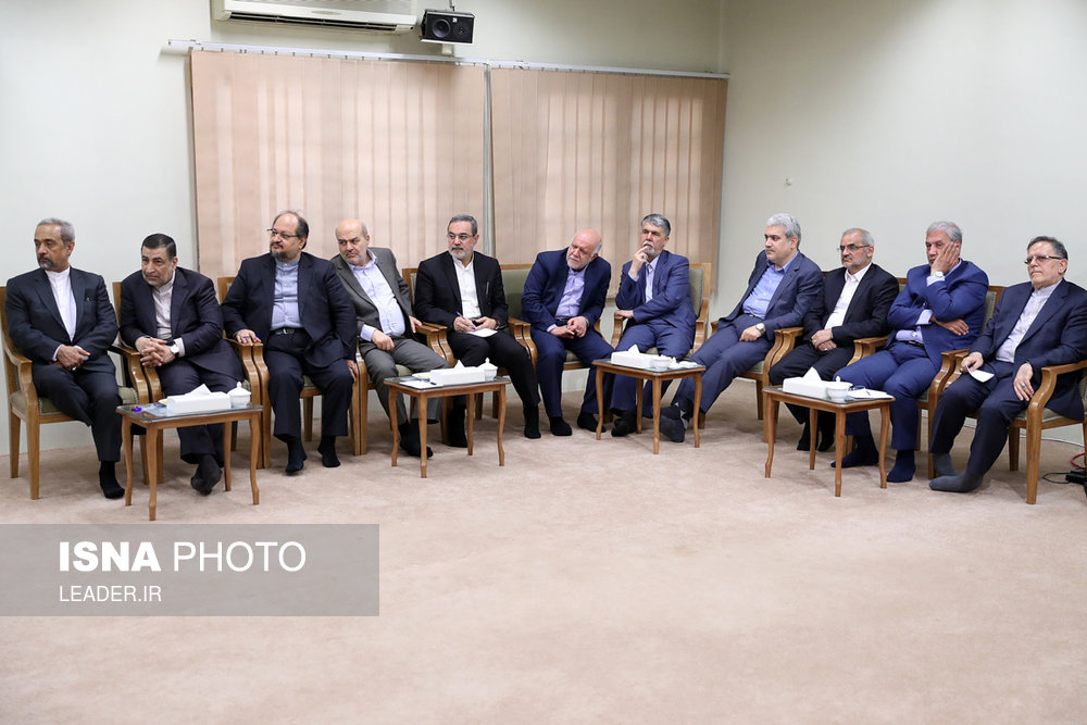 اخبارسیاسی ,خبرهای سیاسی ,دیدار رئیسجمهور و اعضای هیئت دولت با مقام معظم رهبری اخبارسیاسی ,خبرهای سیاسی ,دیدار رئیسجمهور و اعضای هیئت دولت با مقام معظم رهبری