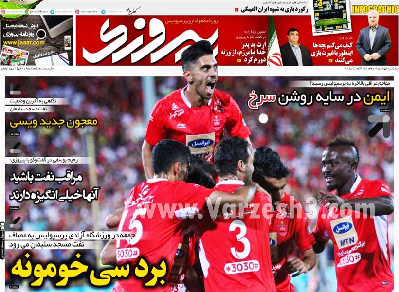  روزنامه های ورزشی