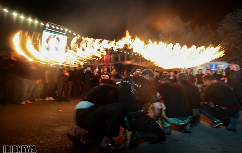 اخبار,عکس خبری, مشعل‌گردانی عزاداران حسینی در تهران و قم