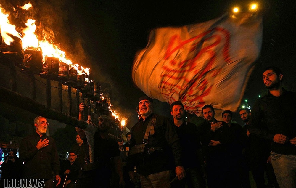 اخبار,عکس خبری, مشعل‌گردانی عزاداران حسینی در تهران و قم