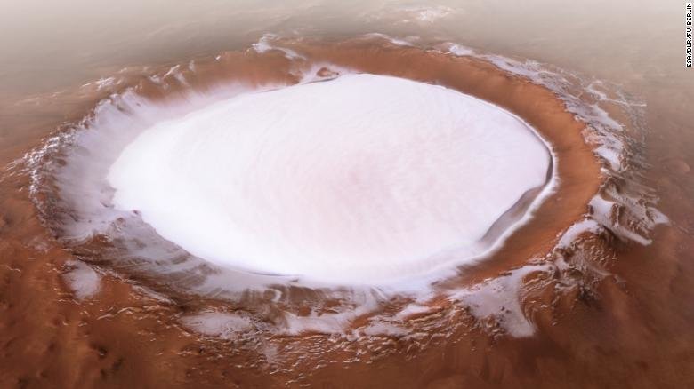 اخبار,اخبار علمی,آتشفشان یخی کورولف در مریخ