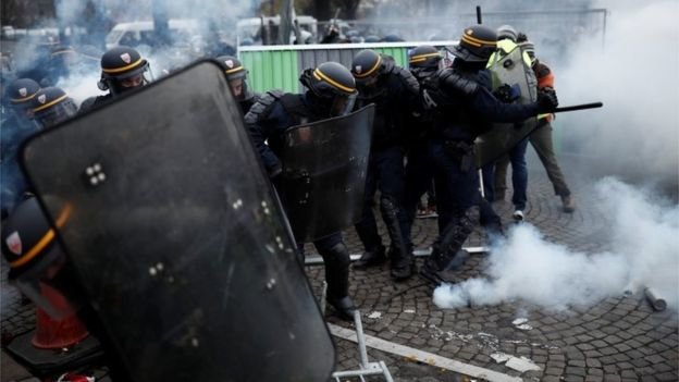 اخبار,اخبار بین الملل,تظاهرات در فرانسه