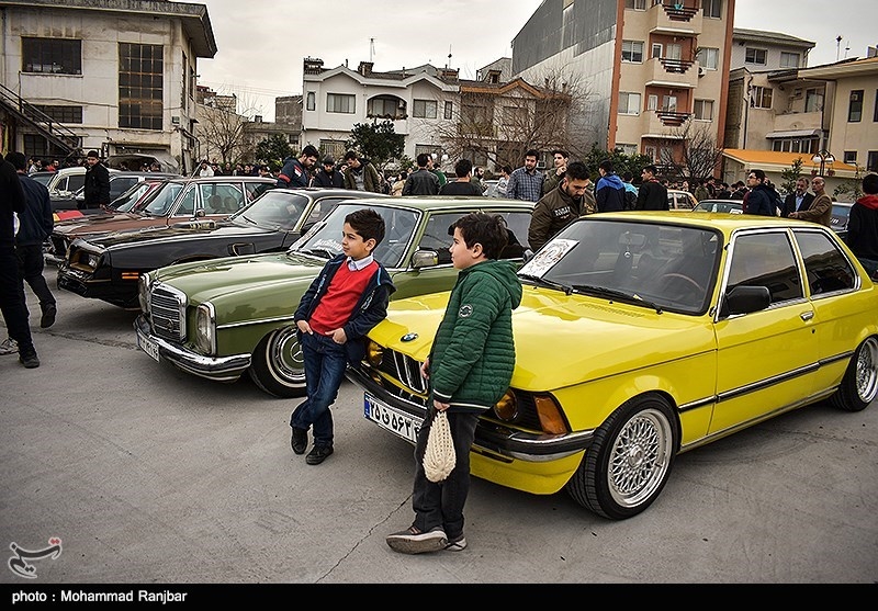 اخبار,عکس خبری, گرد همایی خودروی های کلاسیک در لاهیجان