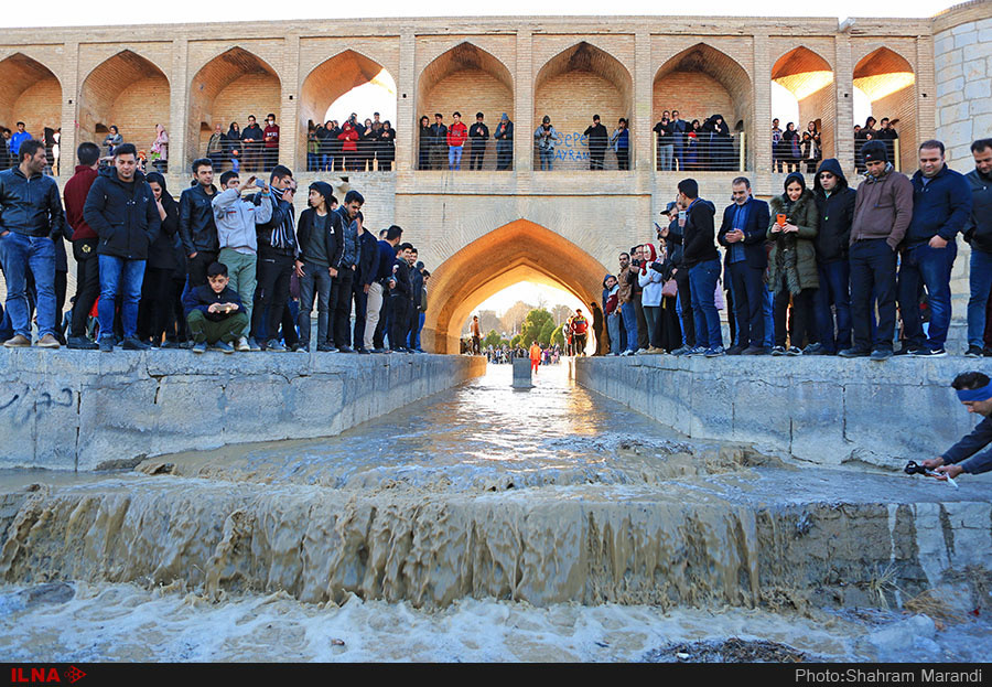 اخبار,عکس خبری, بازگشایی آب به رودخانه زاینده رود در اصفهان