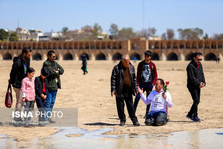 عکس خبری,جاری شدن آب زاینده‌رود در نوروز