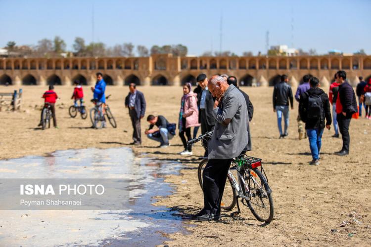 عکس خبری,جاری شدن آب زاینده‌رود در نوروز