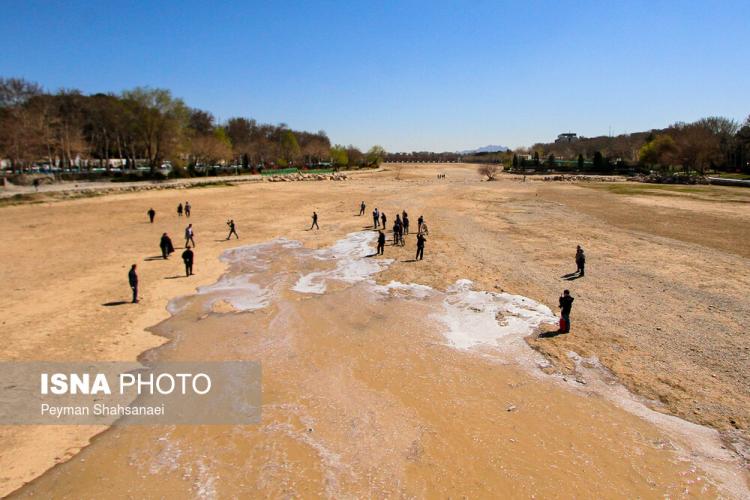 عکس خبری,جاری شدن آب زاینده‌رود در نوروز