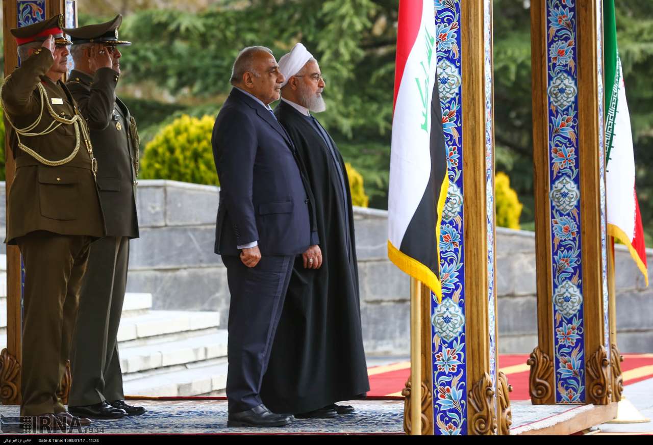 اخبار,عکس خبری,استقبال رسمی رییس جمهوری ایران از نخست وزیر عراق