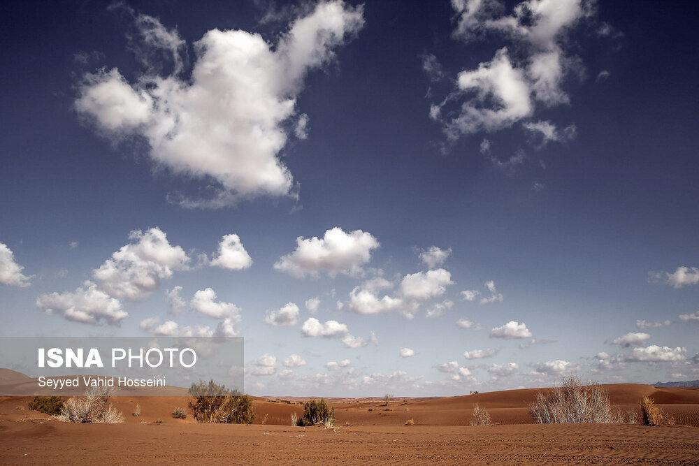 اخبار,انعکاس, دلربایی ابرها در آسمان کویر