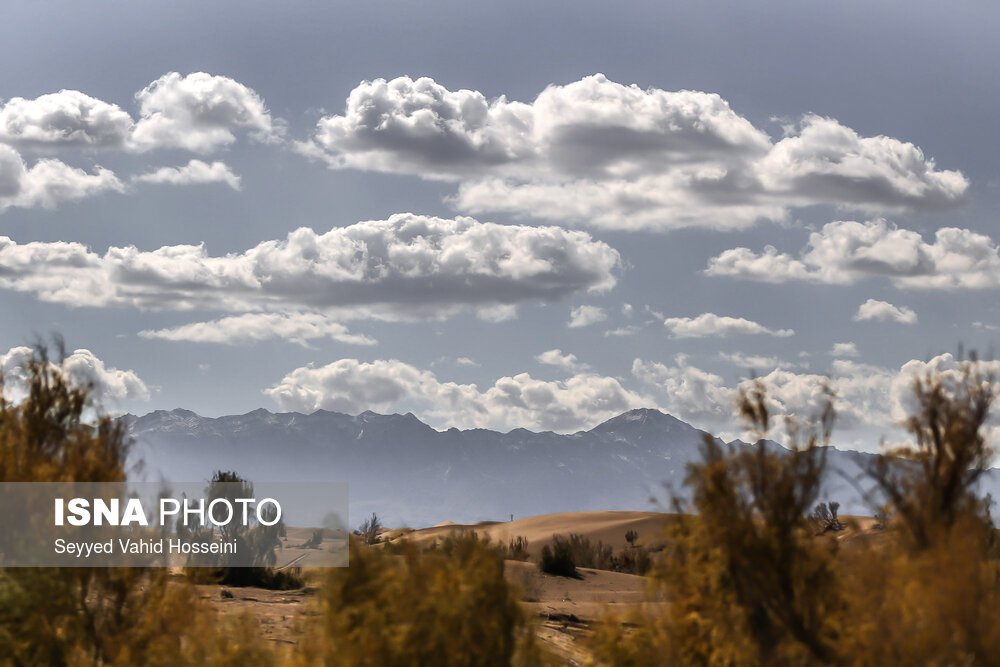 اخبار,انعکاس, دلربایی ابرها در آسمان کویر