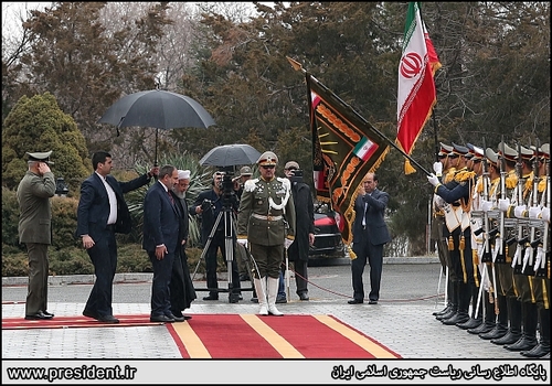  اخبارسیاسی ,خبرهای سیاسی ,مراسم استقبال روحانی از نخست وزیر ارمنستان