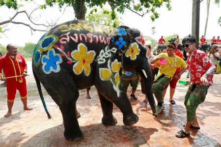 اخبار,اخبار گوناگون,فستیوال آب سونگکران در تایلند