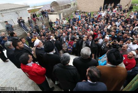 عکس خبری,بازدید روحانی از مناطق سیل زده استان گلستان