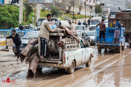 اخبار,عکس خبری,روزگار مردم پلدختر در گل و لای سیل