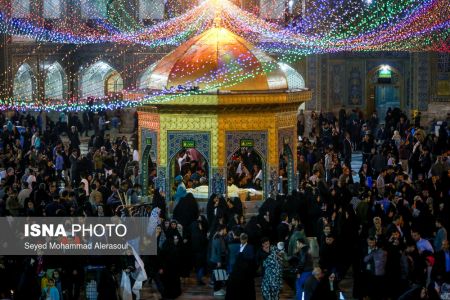 عکس خبری,جشن نیمه شعبان در حرم امام رضا(ع)