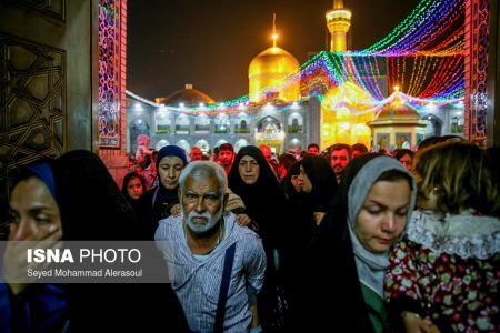 عکس خبری,جشن نیمه شعبان در حرم امام رضا(ع)