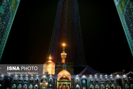 عکس خبری,جشن نیمه شعبان در حرم امام رضا(ع)