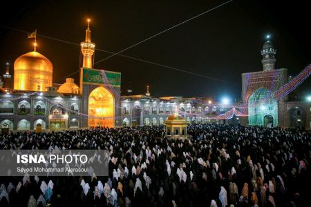 عکس خبری,جشن نیمه شعبان در حرم امام رضا(ع)