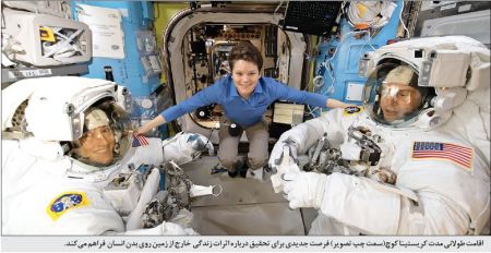 اخبار,اخبار علمی وآموزشی,خیز زنانه برای رکوردشکنی فضایی