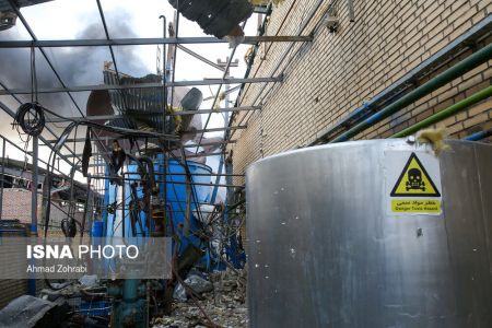 اخبار,عکس خبری,انفجار و آتش‌سوزی در شهرک شکوهیه قم