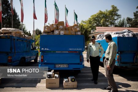 اخبار,اخبارحوادث,کشف کامیون‌های میلیاردی کالای قاچاق در تهران